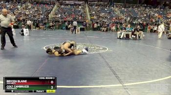 4A 113 lbs Cons. Round 2 - Colt Cambruzzi, Providence vs Brycen Blaine, Jack Britt