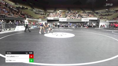 157 lbs Round Of 16 - Aolani Lefotu, Golden Valley vs Katelyn Fair, Tehachapi