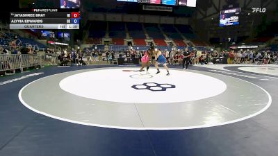 190 lbs Quarters - JayaShree Bray, NE vs Alyvia Edwards, OK
