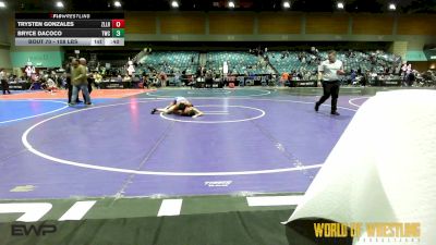 108 lbs Consi Of 32 #2 - Trysten Gonzales, Zillah vs Bryce Dacoco, Tracy Wrestling Club