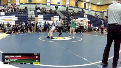 190 lbs. Quarterfinal - Harmony Moore, Willard vs Ellie Pickett, Smithville