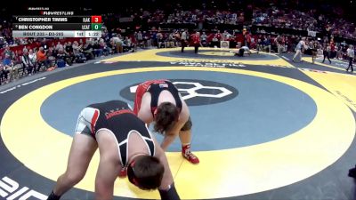 D3-285 lbs Semifinal - Ben Congdon, Tuscar. Valley vs Christopher Timms, Indian Lake