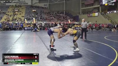 149 lbs Round 1 (16 Team) - Emmanuel Scordos, Baldwin Wallace vs Lucio Morgan, Wisconsin-Whitewater