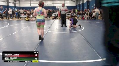 142-159 lbs Round 3 - Sean Cogger, Team Real Life vs Raleigh Lynam, Boise Youth Wrestling