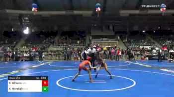 75 lbs Consolation - Brennli Wilkens, Brighton WC vs Akeilah Marshall, Avengers Wrestling