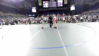 152 lbs Cons 32 #2 - Isabella Adams, Ohio vs Elizabeth Hodges, Idaho