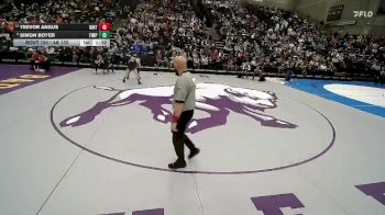 4A 132 lbs Quarterfinal - Simon Boyer, Timpanogos vs Trevor Angus, Uintah