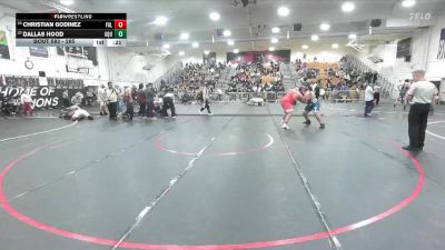 285 lbs Cons. Round 4 - Dallas Hood, Aquinas vs Christian Godinez, Fullerton