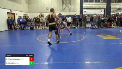 160 lbs R-32 - Hayden Hochstrasser, Southern Regional-NJ vs Cael Nicolella, Trinity