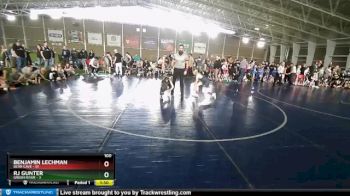 100 lbs Champ Round 1 (16 Team) - RJ Gunter, Green River vs Benjamin Lechman, Bear Cave