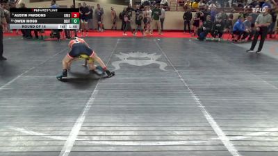 125_B lbs Round Of 16 - Austin Parsons, Crestwood vs Owen Moss, South Fayette