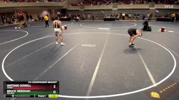 114 Championship Bracket 11th Place Match - Antonio Sowell, Amery vs Brock Needham, Holmen