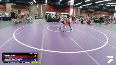 215 lbs Cons. Round 1 - Isaiah Goff, Jflo Trained vs Johnny Lastinger, Cardinal Wrestling Club