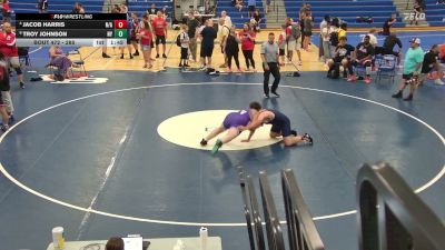 285 lbs Round 4 - Jacob Harris, N/a vs Troy Johnson, New York