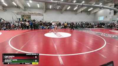 113 lbs Champ. Round 2 - August Soto, Broomfield vs Cam Smith, Fort Collins