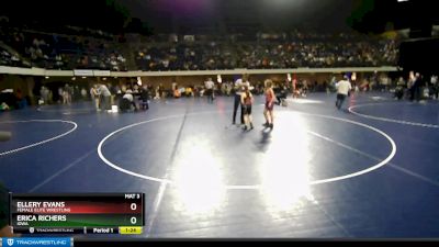 87 lbs Round 2 - Ellery Evans, Female Elite Wrestling vs Erica Richers, Iowa