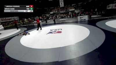 43 lbs Quarters - Bruce Hang, The Valley Wrestling Club vs Lincoln Cokinos, MatTime Wrestling