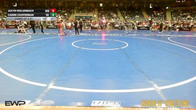 88 lbs Consi Of 8 #1 - Jaxyn Hollenbach, Nebraska Boyz vs Caden Cooperman, The Outsiders Wrestling Club