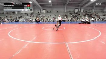 52 lbs Rr Rnd 1 - Kaid McMath, Team Barracuda Elem vs Bryce Tum, TNWC