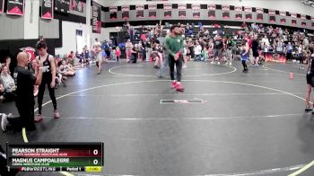 80 lbs Cons. Semi - Pearson Straight, Mighty Warriors Wrestling Acad vs Magnus Campoalegre, Cobra Wrestling Club