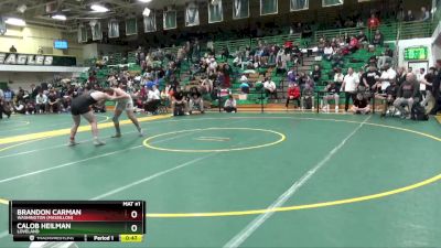 190 lbs Cons. Round 4 - Brandon Carman, Washington (Massillon) vs Calob Heilman, LOVELAND