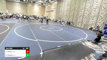 102 lbs Round Of 32 - Justin Cortez, Warrior WC vs Alex Chacon, Safford WC