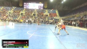 132 lbs Champ. Round 1 - Owen Magnell, West Fargo vs Brody Ferderer, Bismarck Century