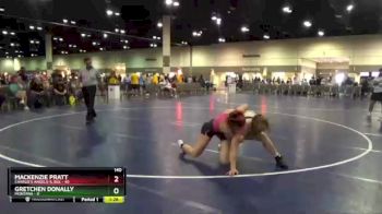 140 lbs Round 4 (6 Team) - Gretchen Donally, Montana vs Mackenzie Pratt, Charlie`s Angels-IL Blk