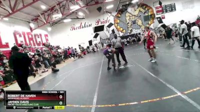 165 lbs Round 1 - Robert De Haven, Woodward Academy vs Jayden Davis, MBCRD Youth Wrestling Club