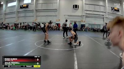 130 lbs Round 1 (8 Team) - Evan Ulrich, WV Wild vs Dalin Mendell, Full Circle