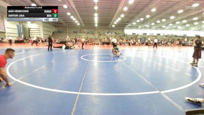 60 lbs Rr Rnd 1 - Ash Henecker, RedNose Wrestling School ES vs Justus Lisa, Broad Axe 2