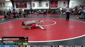 152 lbs 1st Place Match - Zachariah Shoemaker, Ottumwa vs Isaiah Fenton, Notre Dame, Burlington