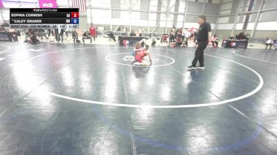 U20 Women - 53 lbs Cons. Round 5 - Sophia Cornish, CA vs Caley Graber, MN