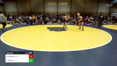 218 lbs Consi Of 16 #2 - Noah Watkins, Temecula Valley vs Colton Cook, Westlake (UT)