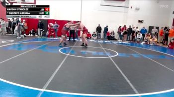285 lbs Champ. Round 2 - Gustavo Arriola, Kokomo vs Haydon Standlee, Alexandria Monroe H.S