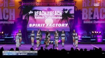 Spirit Factory - Blackout [2026 L2 Junior - D2 - Small - B Day 1] 2026 ACDA Reach the Beach All Star Grand Nationals - DII