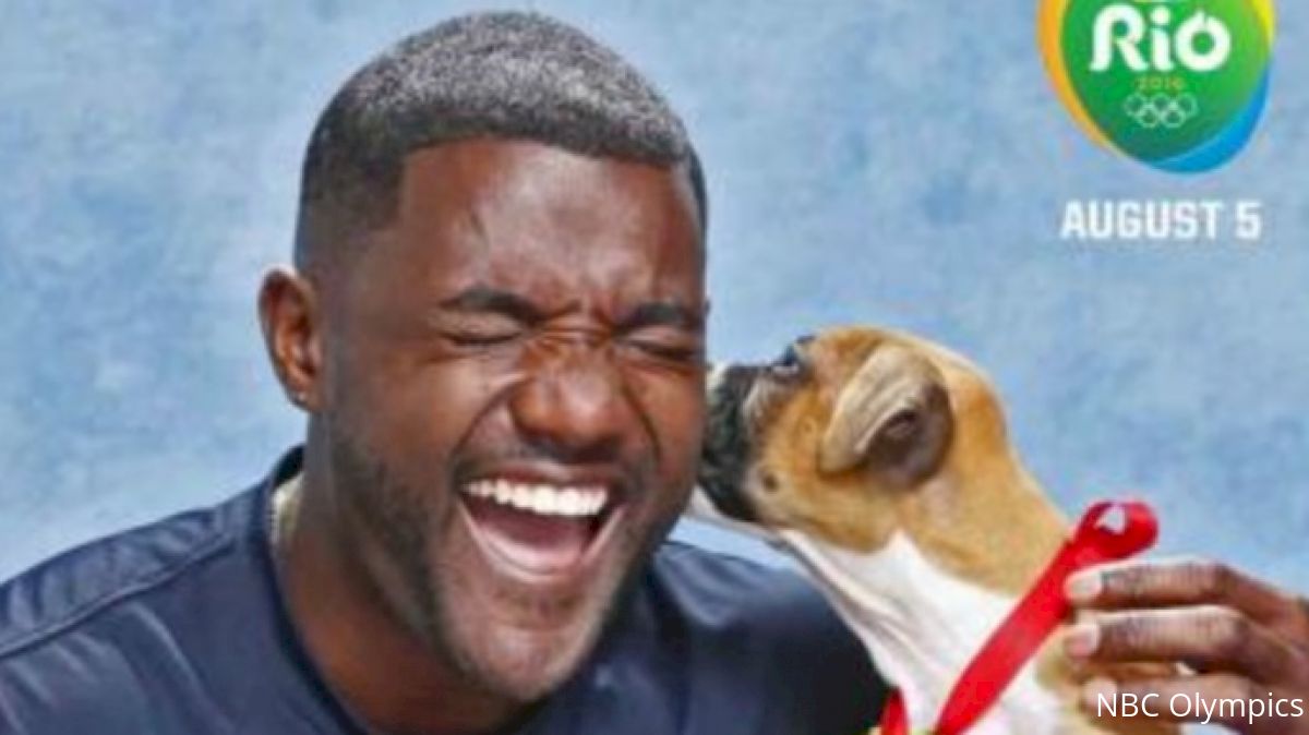 Olympians + Puppies = Cute Overload