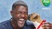 Olympians + Puppies = Cute Overload