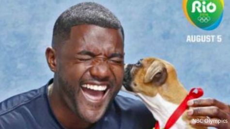 Olympians + Puppies = Cute Overload