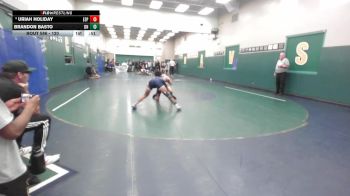 120 lbs Cons. Round 3 - Uriah Holiday, Esperanza vs Brandon Basto, Del Norte (San Diego)
