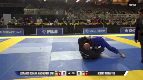 Robert M Shaffer vs Leonardo De Paiva Machado De San 2025 Pan Jiu Jitsu IBJJF Championship