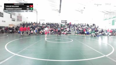 113 lbs Quarterfinal - Collin Sullivan, Berlin vs Ramessis Santiago, Bristol Eastern