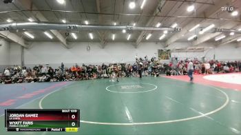 120 lbs Cons. Round 3 - Wyatt Faris, Pueblo County vs Jordan Gamez, La Junta