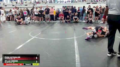 80 lbs Finals (8 Team) - Rylan Dennis, Killer Elite vs Evan Altshuler, Glasgow WA