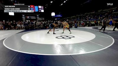 165 lbs Cons. Sub-rd Of 16 - Taye Wilson, KS vs Koray Kage Jones, NJ