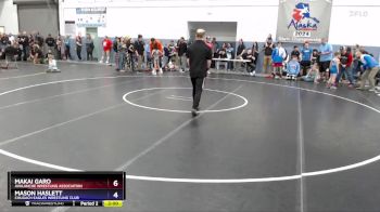 63 lbs Round 3 - Makai Garo, Avalanche Wrestling Association vs Mason Haslett, Chugach Eagles Wrestling Club