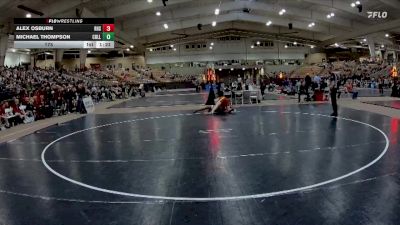 175 lbs Semis & 1st Wb (8 Team) - Alex Osburn, Ravenwood High School vs Michael Thompson, Collierville High School