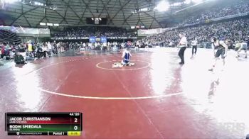 4A 120 lbs Cons. Semi - Bodhi Smiedala, Olympia vs Jacob Christianson, Lake Stevens