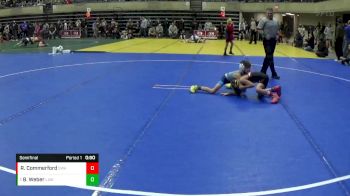 65 lbs Semifinal - Bransen Weber, LAW vs Russell Commerford, Summit Wrestling Academy