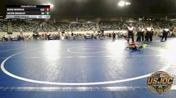 55 lbs Semifinal - Elias Morgas, Glory Wrestling Academy vs Jacob Bradley, Juggernaut Wrestling Club
